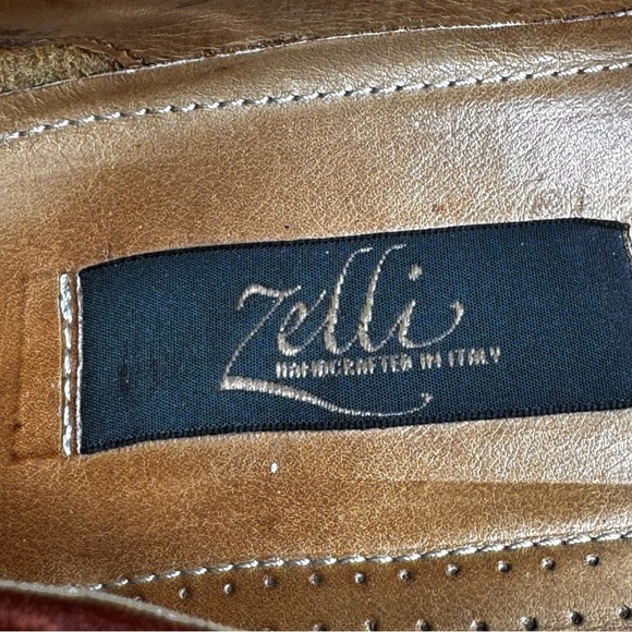 ZELLI‎ SAVANNAH PENNY LOAFERS CALFSKIN MEN'S SZ 9 - Picture 9 of 11